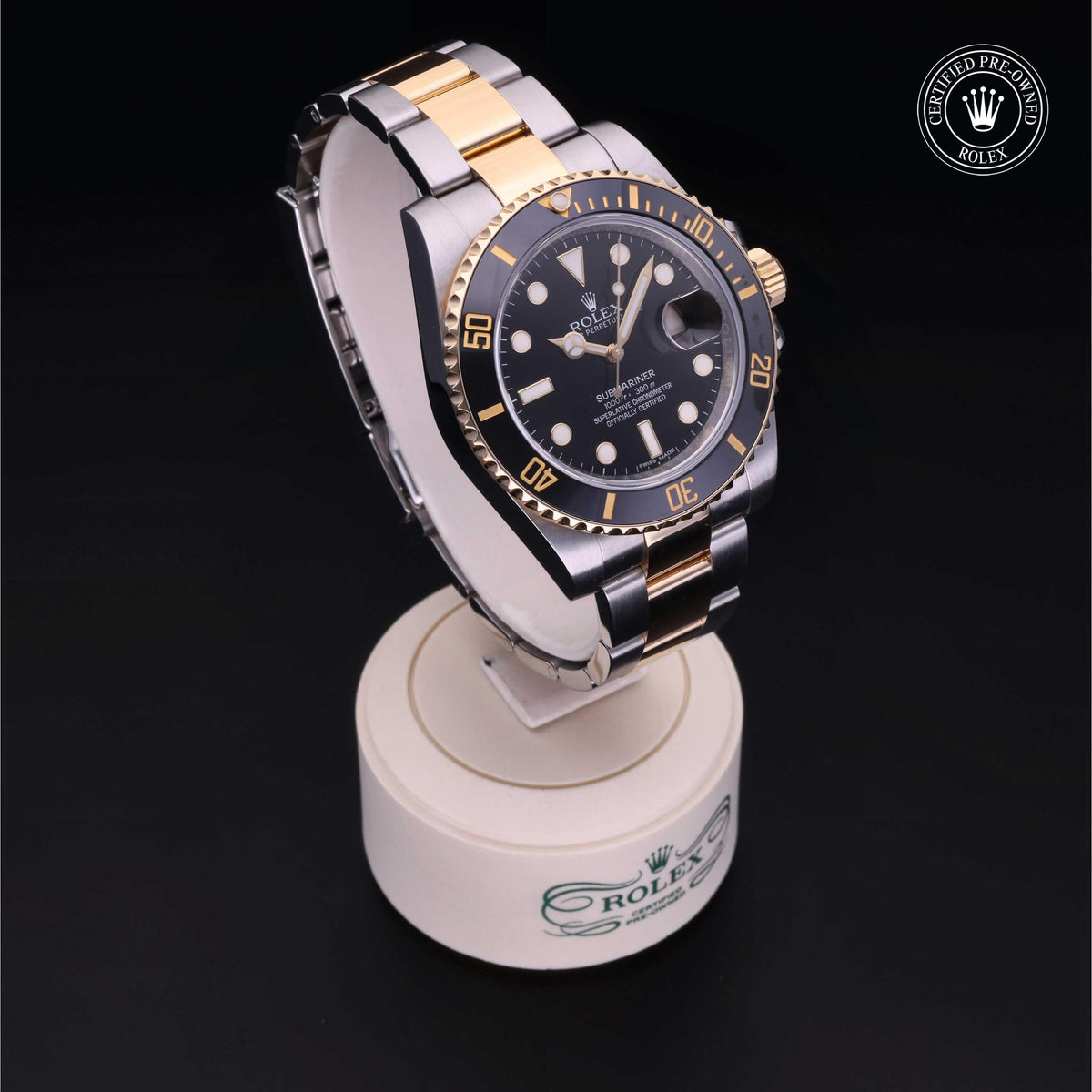 Rolex Certified Pre-Owned Submariner Date M116613LN in Oystersteel and yellow gold with black dial, image 38 of 41