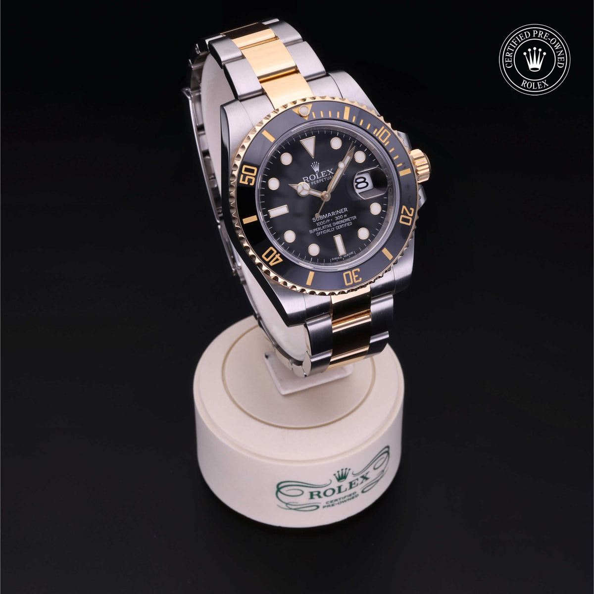 Rolex Certified Pre-Owned Submariner Date M116613LN in Oystersteel and yellow gold with black dial, image 39 of 41