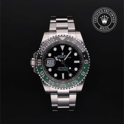 Rolex Certified Pre-Owned GMT-Master II M126720VTNR in Oystersteel with black dial, image 1 of 41
