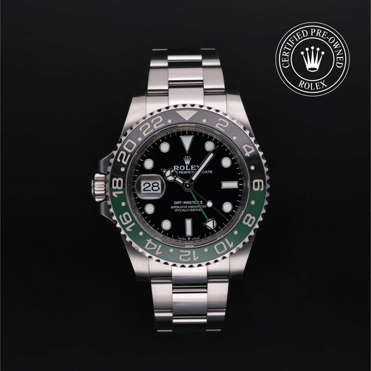 Rolex Certified Pre-Owned GMT-Master II M126720VTNR in Oystersteel with black dial, image 1 of 41