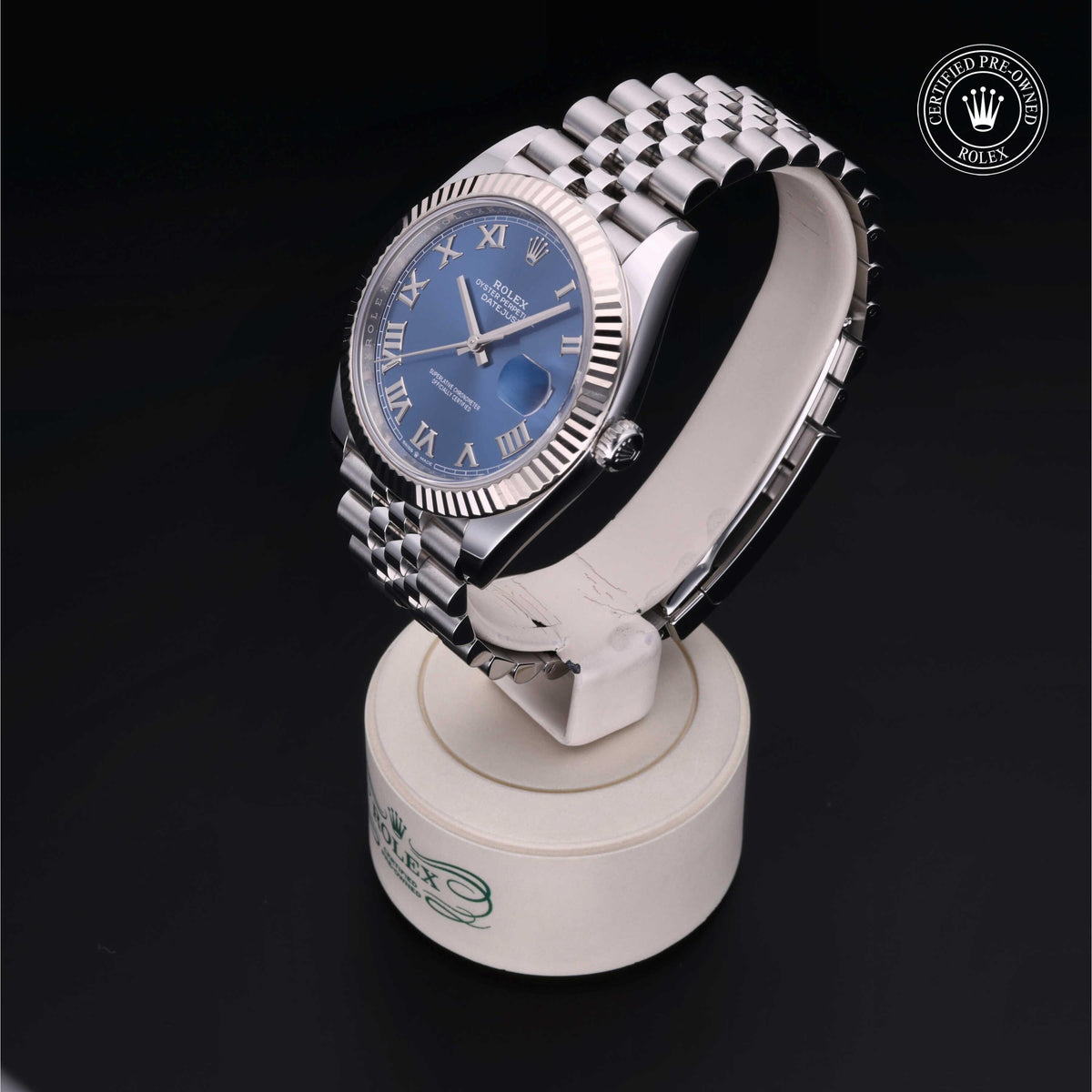 Rolex Certified Pre-Owned Datejust 41 M126334 in Oystersteel with blue dial, image 11 of 41