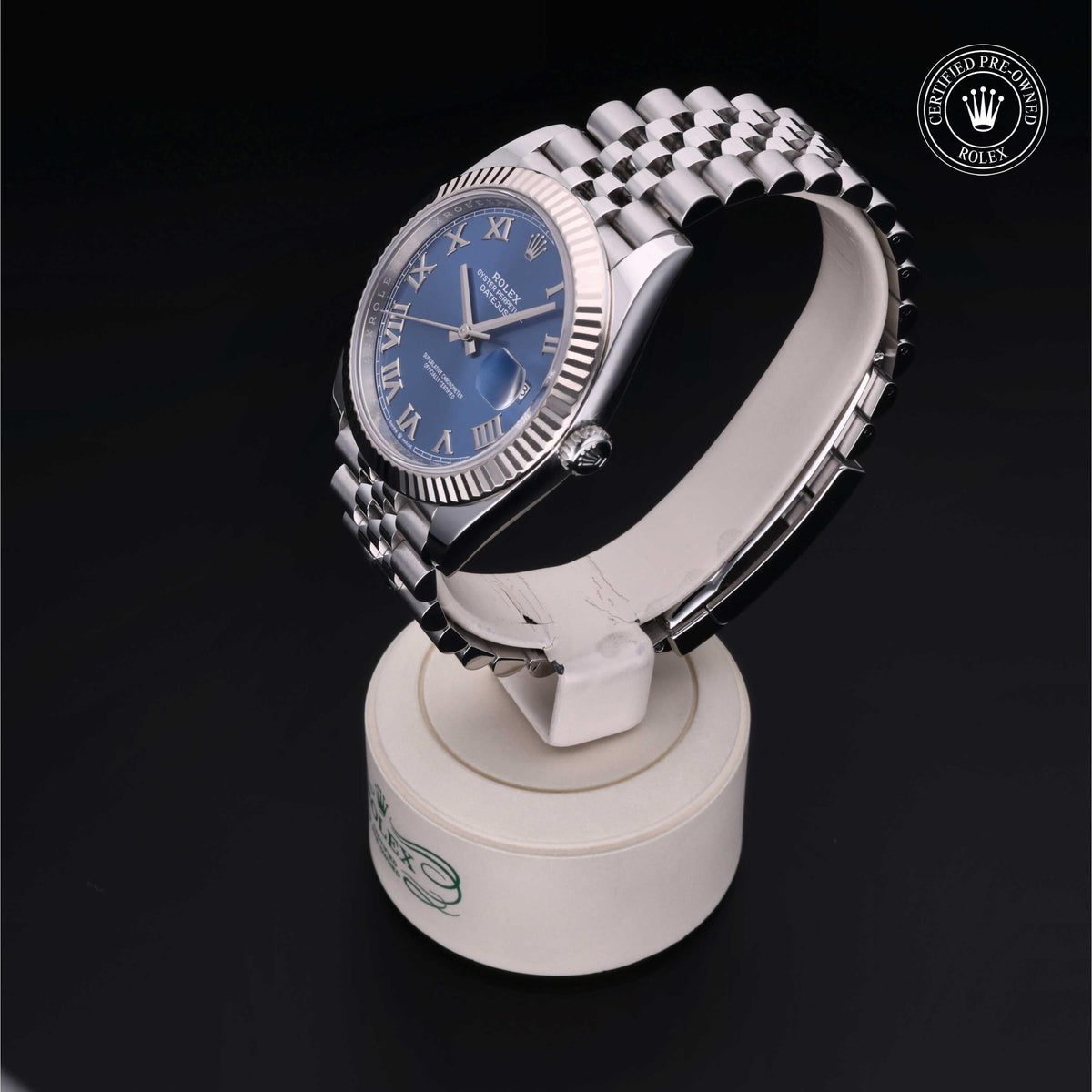 Rolex Certified Pre-Owned Datejust 41 M126334 in Oystersteel with blue dial, image 12 of 41