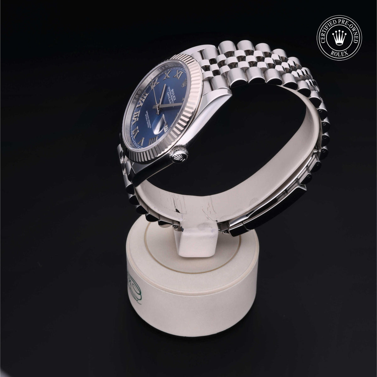 Rolex Certified Pre-Owned Datejust 41 M126334 in Oystersteel with blue dial, image 14 of 41