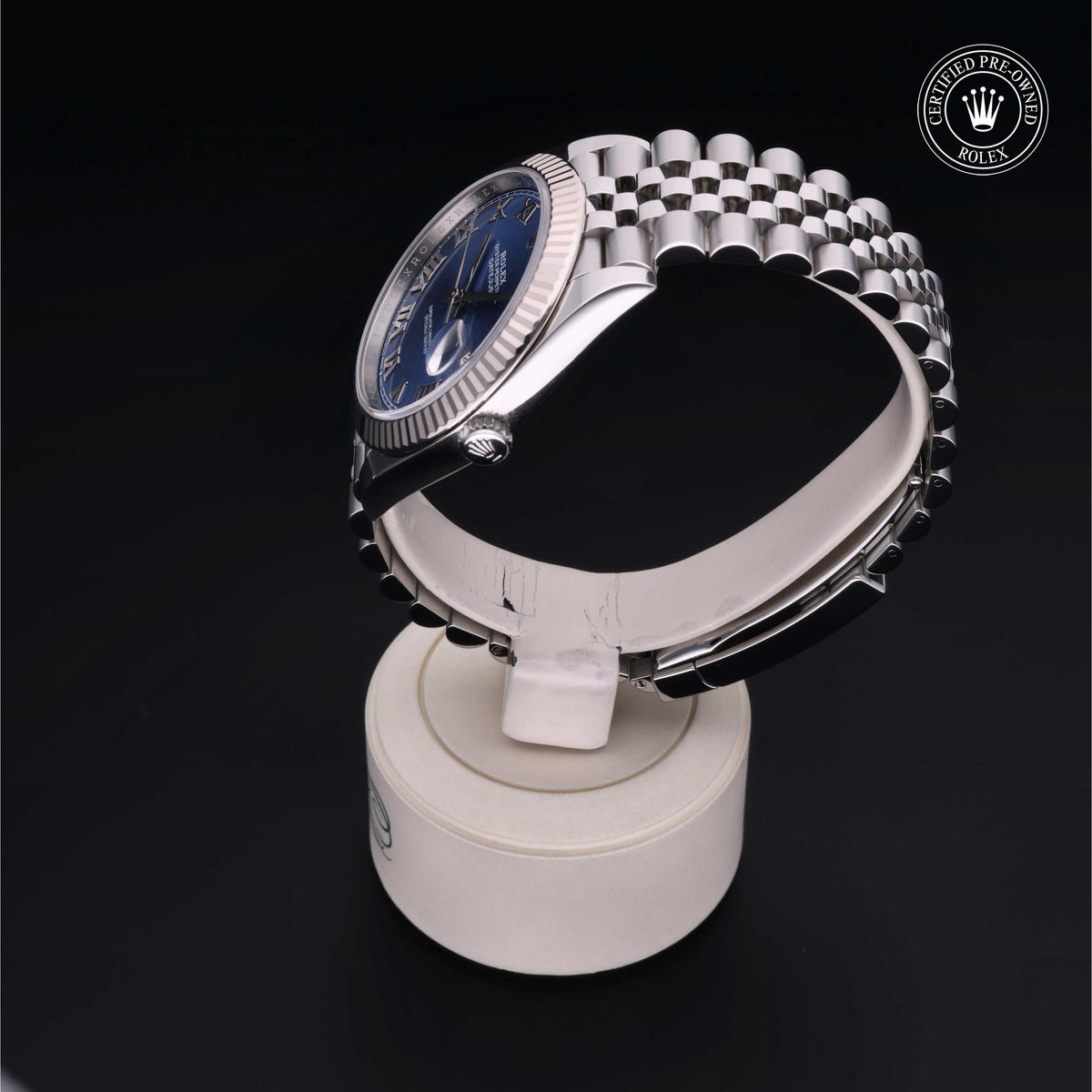 Rolex Certified Pre-Owned Datejust 41 M126334 in Oystersteel with blue dial, image 15 of 41