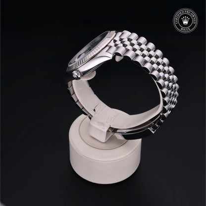 Rolex Certified Pre-Owned Datejust 41 M126334 in Oystersteel with blue dial, image 4 of 41