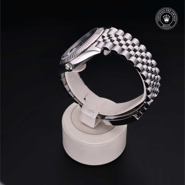 Rolex Certified Pre-Owned Datejust 41 M126334 in Oystersteel with blue dial, image 4 of 41
