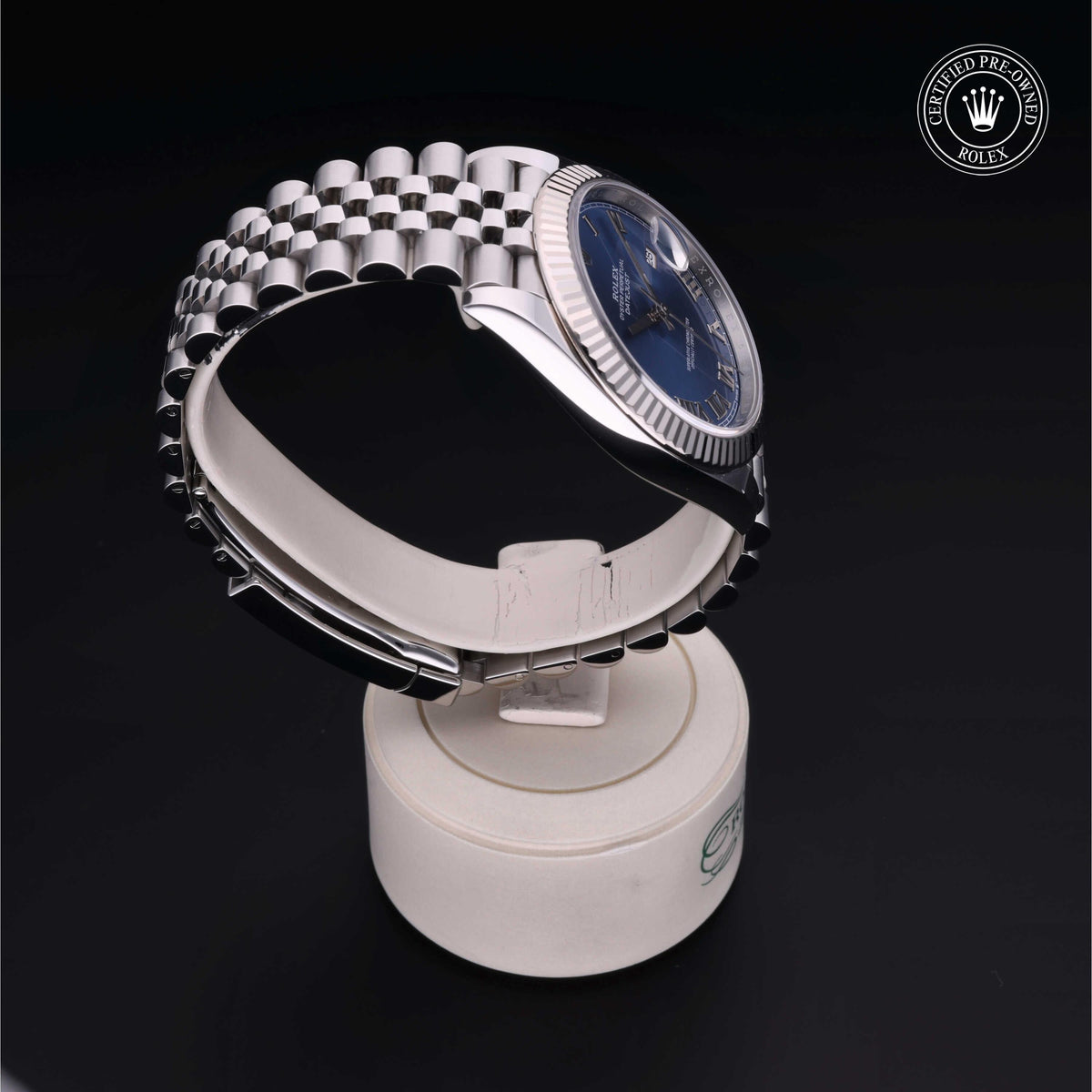 Rolex Certified Pre-Owned Datejust 41 M126334 in Oystersteel with blue dial, image 33 of 41