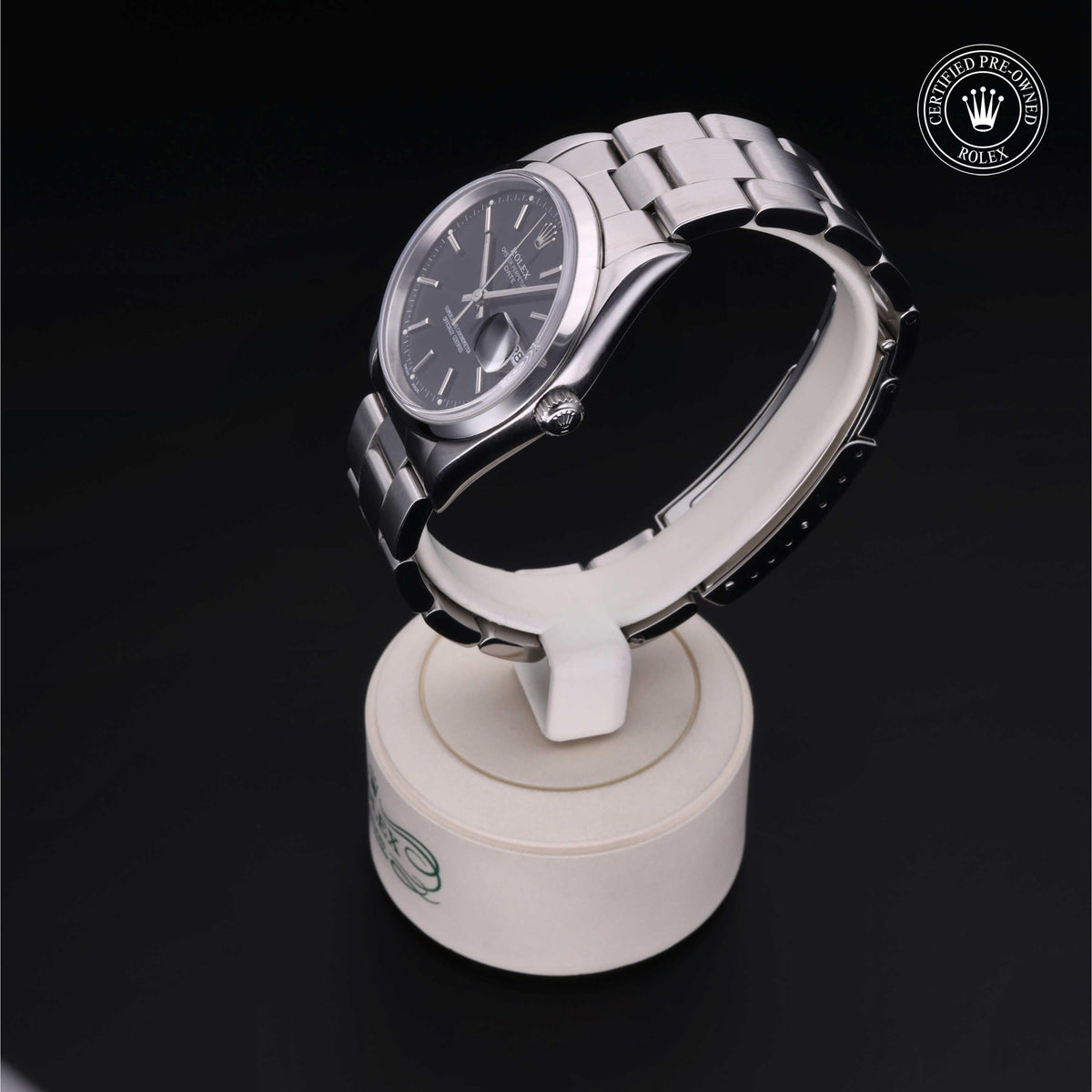Rolex Certified Pre-Owned Date 34 M15200 in Oystersteel with black dial, image 13 of 41