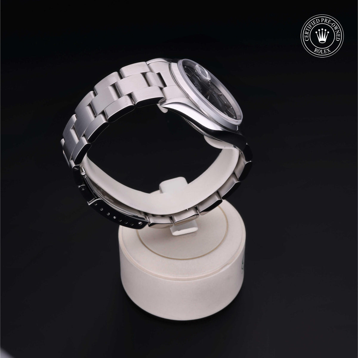Rolex Certified Pre-Owned Date 34 M15200 in Oystersteel with black dial, image 31 of 41