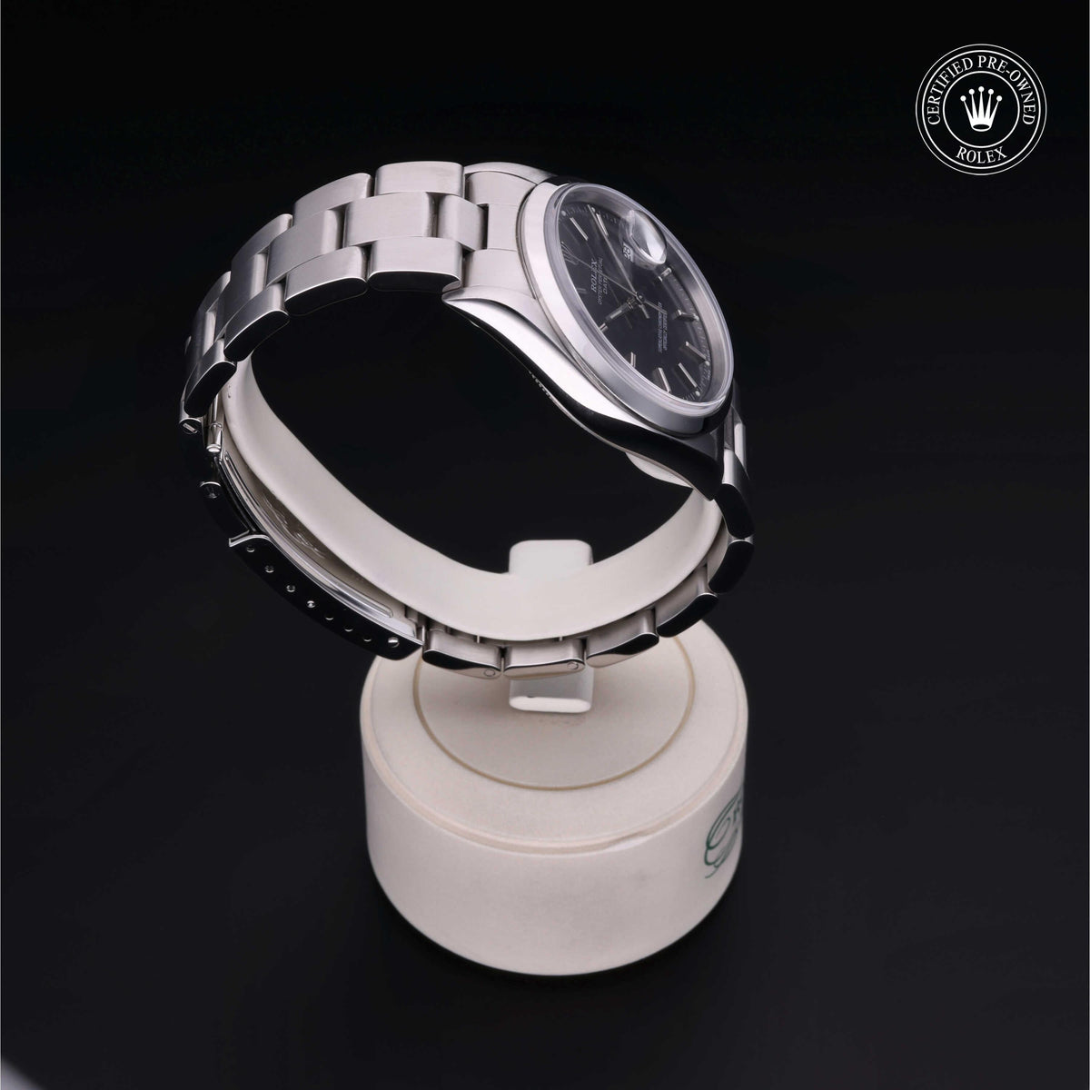 Rolex Certified Pre-Owned Date 34 M15200 in Oystersteel with black dial, image 33 of 41