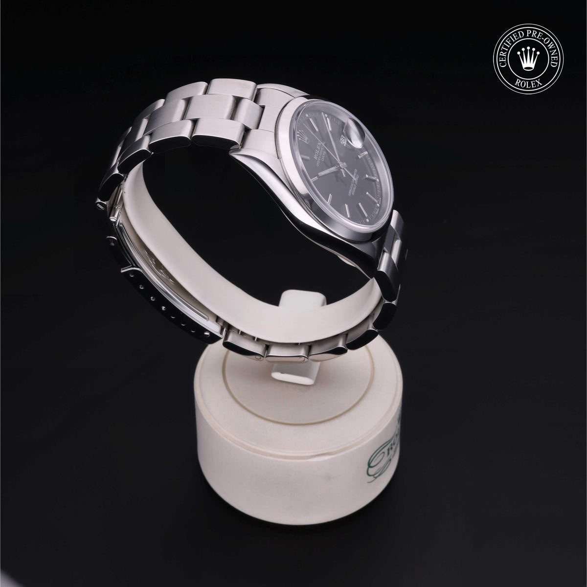 Rolex Certified Pre-Owned Date 34 M15200 in Oystersteel with black dial, image 34 of 41