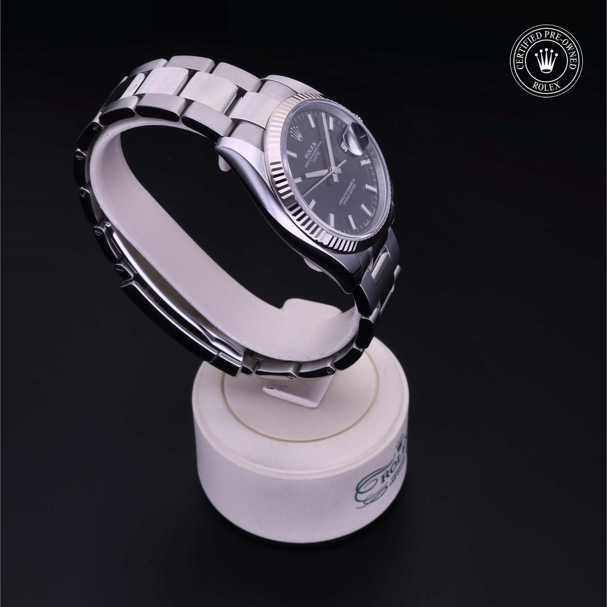 Rolex Certified Pre-Owned Date 34 M115234 in Oystersteel with black dial, image 35 of 41
