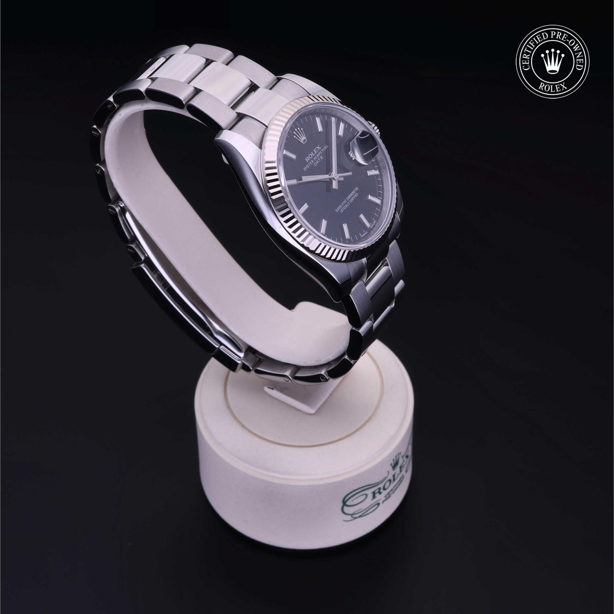 Rolex Certified Pre-Owned Date 34 M115234 in Oystersteel with black dial, image 36 of 41