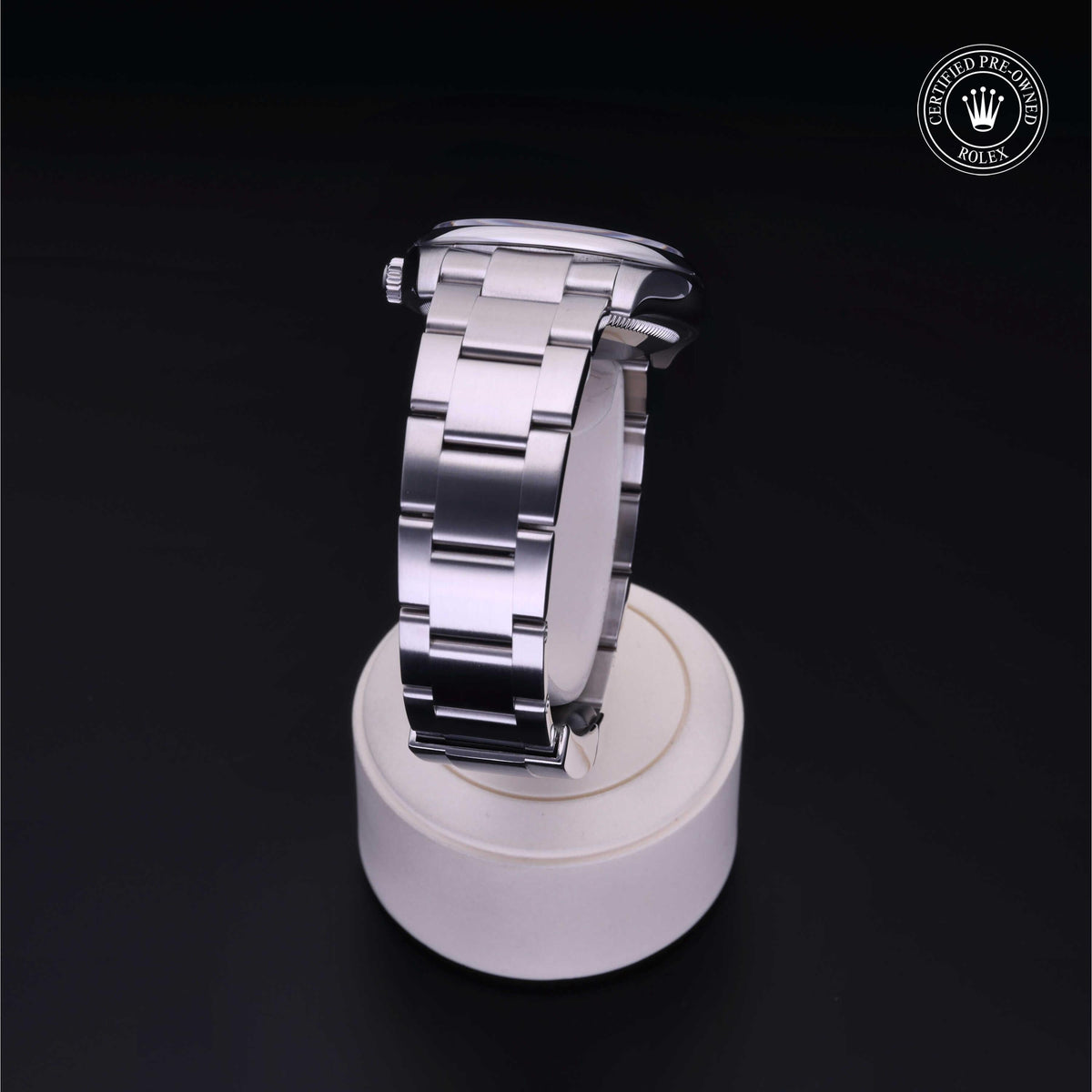 Rolex Certified Pre-Owned Oyster Perpetual 34 M114200 in Oystersteel with green dial, image 25 of 41