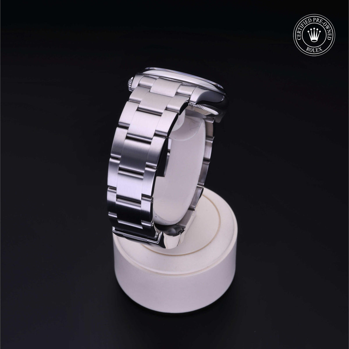 Rolex Certified Pre-Owned Oyster Perpetual 34 M114200 in Oystersteel with green dial, image 26 of 41