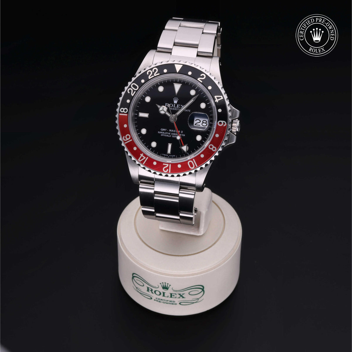 Rolex Certified Pre-Owned GMT-Master II 16760 in Oystersteel with black dial, image 7 of 41