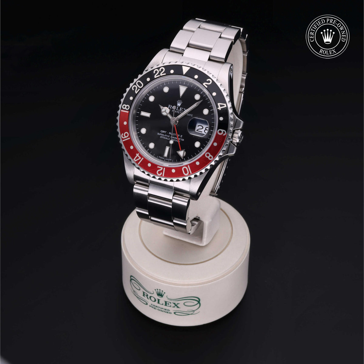 Rolex Certified Pre-Owned GMT-Master II 16760 in Oystersteel with black dial, image 8 of 41
