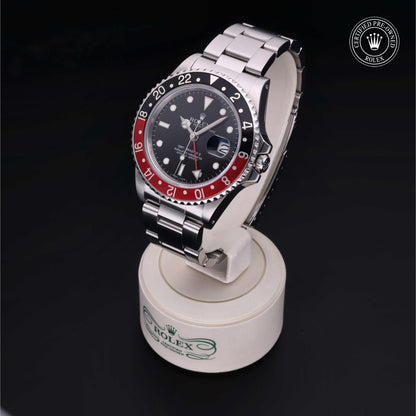 Rolex Certified Pre-Owned GMT-Master II 16760 in Oystersteel with black dial, image 3 of 41