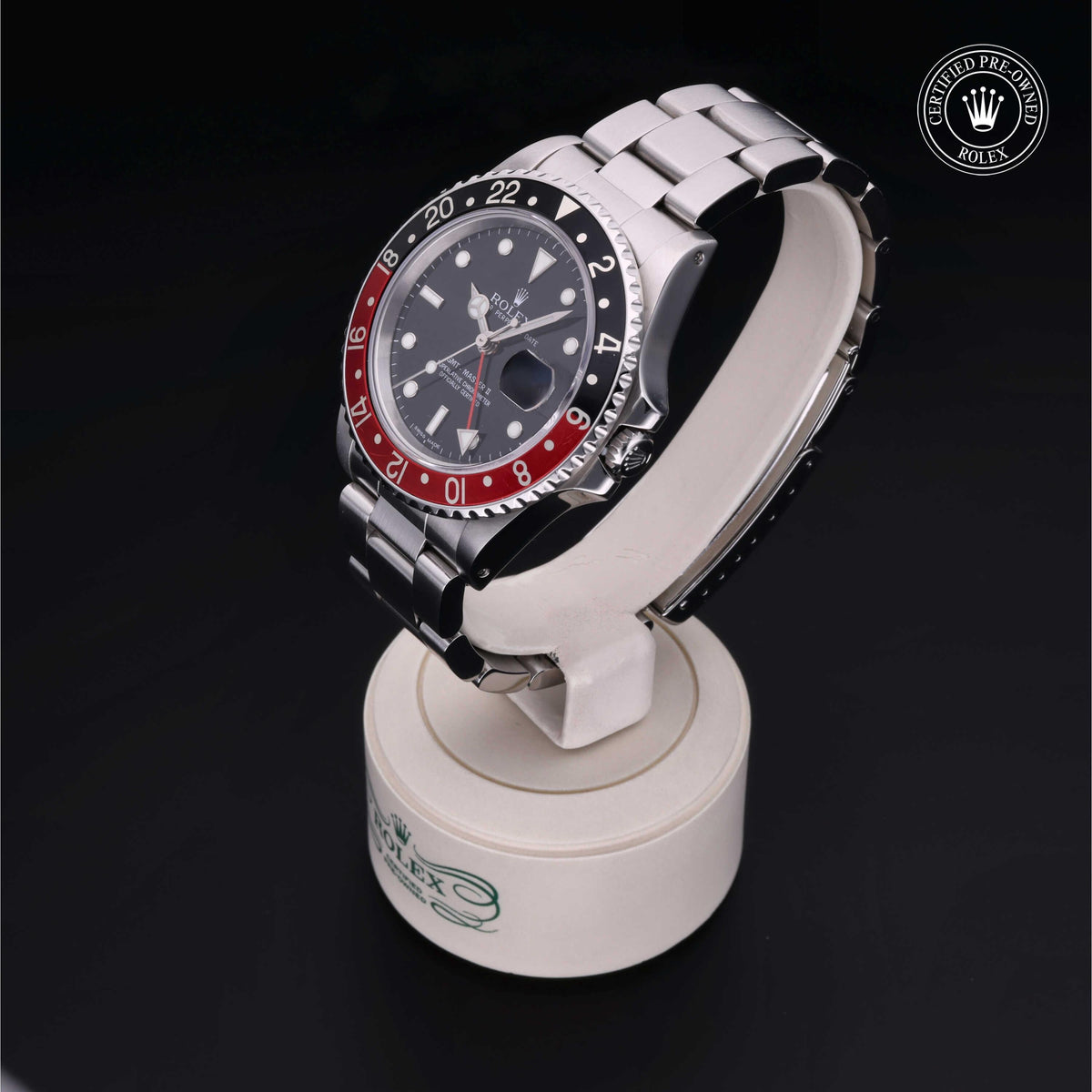 Rolex Certified Pre-Owned GMT-Master II 16760 in Oystersteel with black dial, image 11 of 41