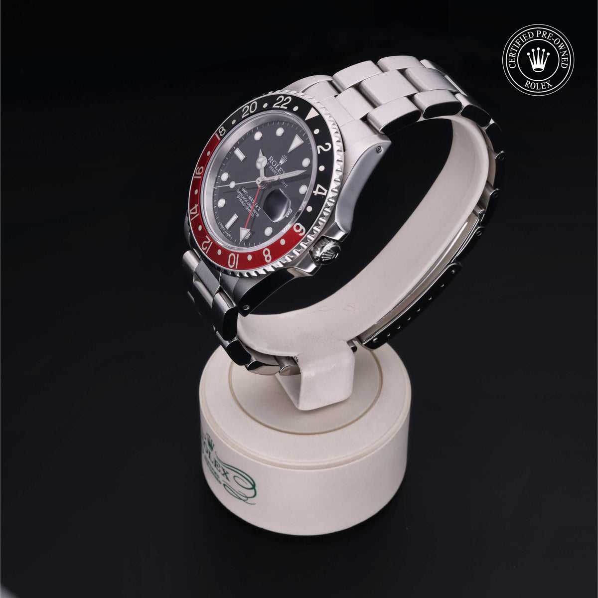 Rolex Certified Pre-Owned GMT-Master II 16760 in Oystersteel with black dial, image 12 of 41