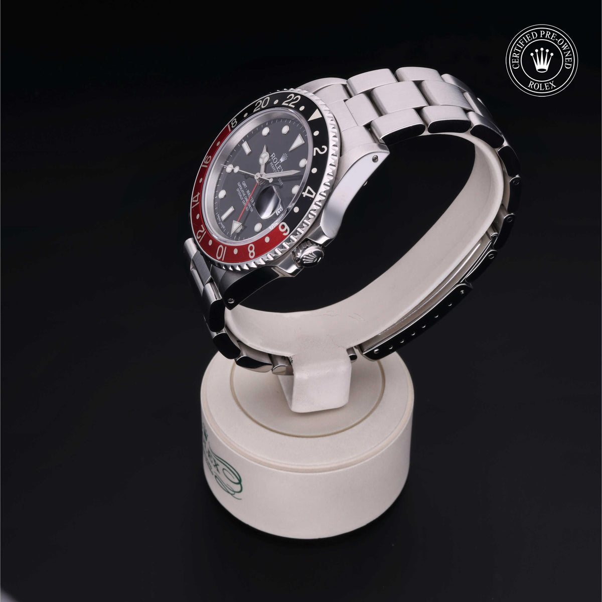 Rolex Certified Pre-Owned GMT-Master II 16760 in Oystersteel with black dial, image 13 of 41