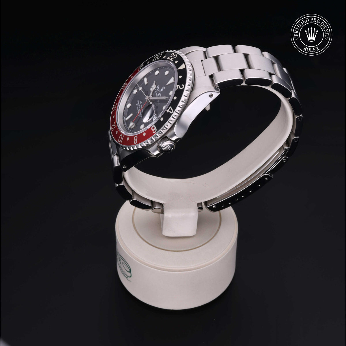 Rolex Certified Pre-Owned GMT-Master II 16760 in Oystersteel with black dial, image 14 of 41