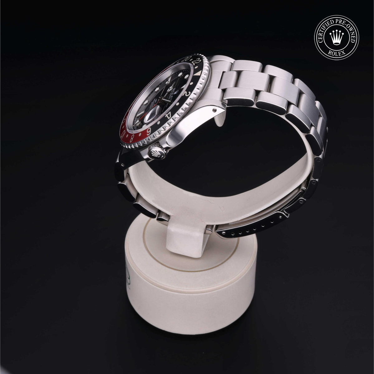 Rolex Certified Pre-Owned GMT-Master II 16760 in Oystersteel with black dial, image 16 of 41