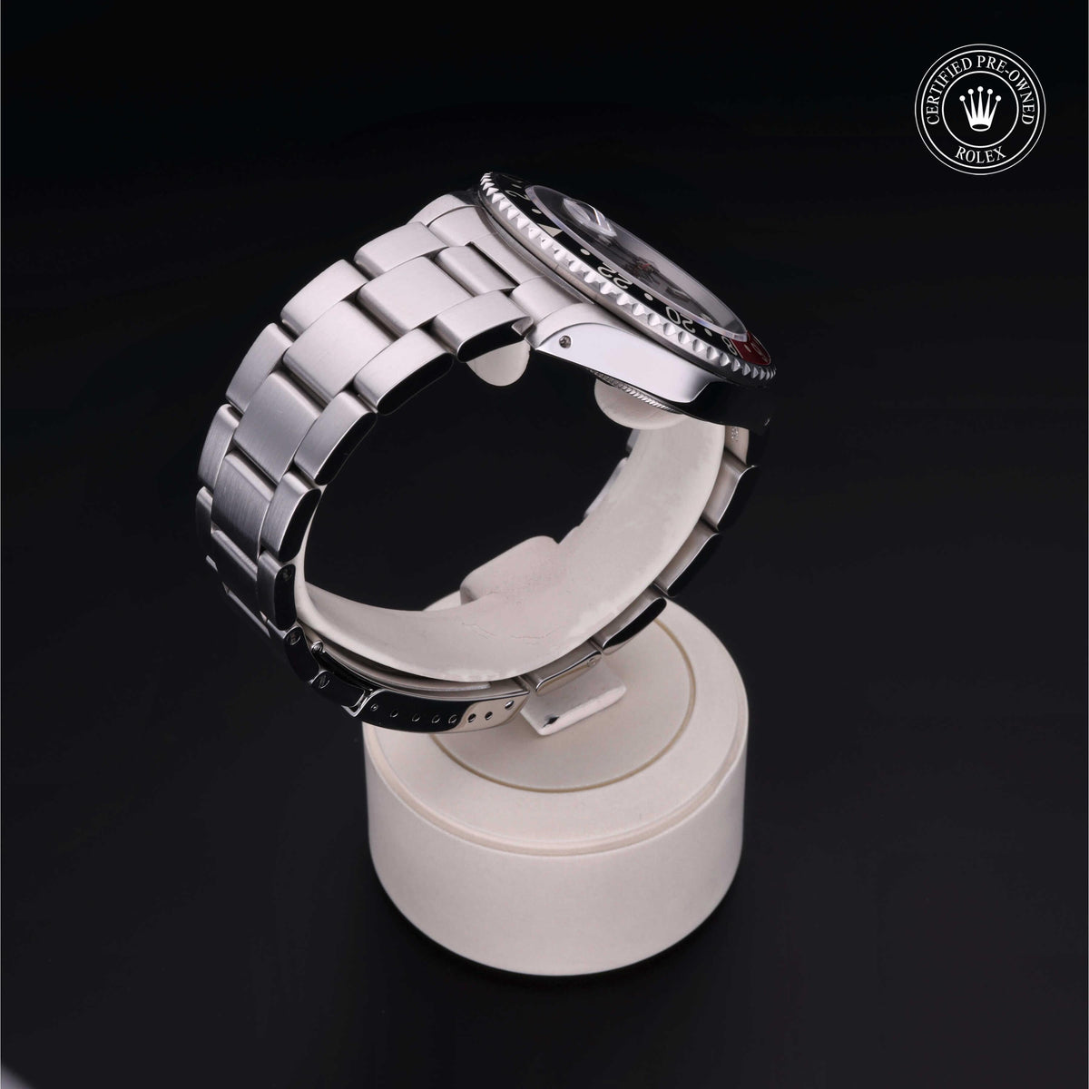 Rolex Certified Pre-Owned GMT-Master II 16760 in Oystersteel with black dial, image 29 of 41