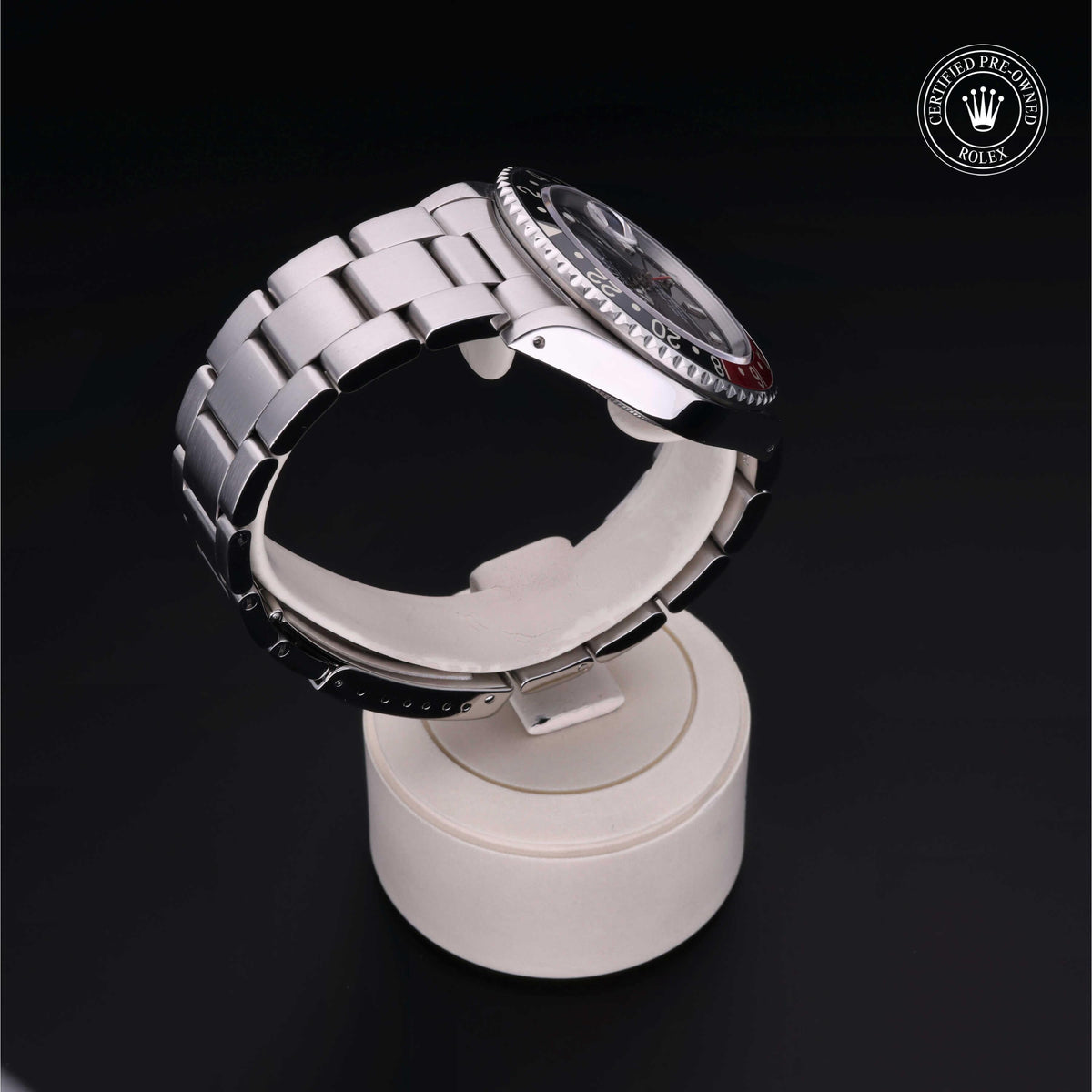 Rolex Certified Pre-Owned GMT-Master II 16760 in Oystersteel with black dial, image 30 of 41