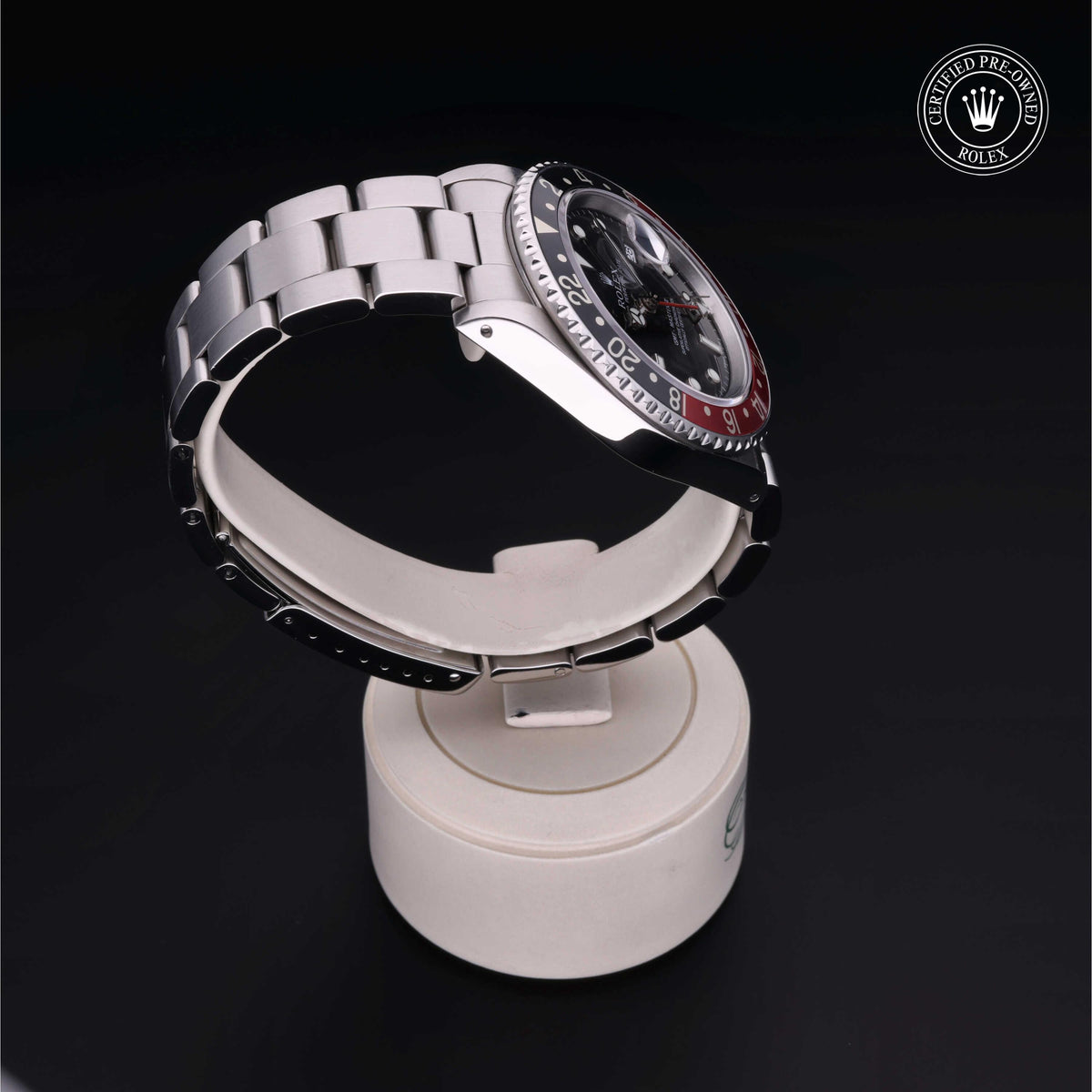 Rolex Certified Pre-Owned GMT-Master II 16760 in Oystersteel with black dial, image 32 of 41