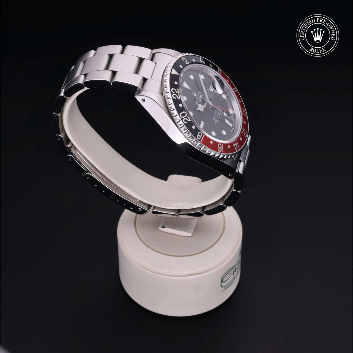 Rolex Certified Pre-Owned GMT-Master II 16760 in Oystersteel with black dial, image 34 of 41