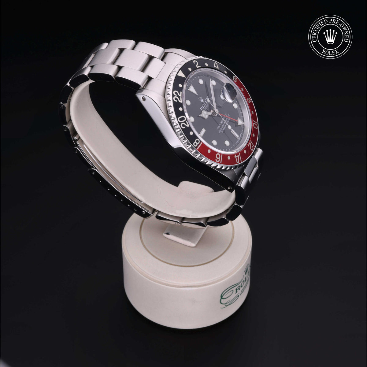 Rolex Certified Pre-Owned GMT-Master II 16760 in Oystersteel with black dial, image 35 of 41
