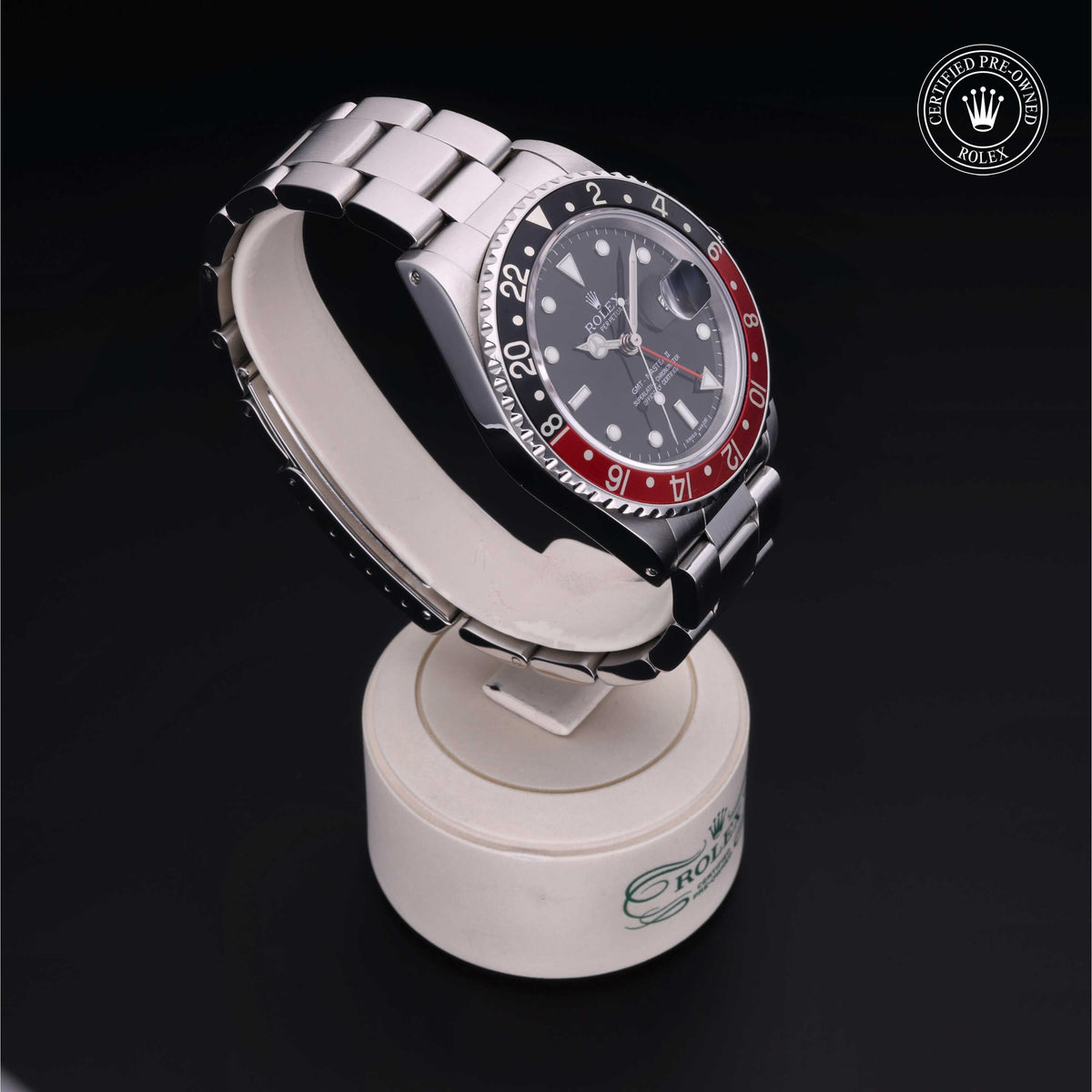 Rolex Certified Pre-Owned GMT-Master II 16760 in Oystersteel with black dial, image 36 of 41