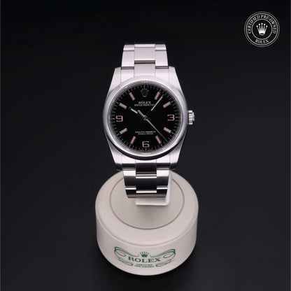 Rolex Certified Pre-Owned Date 36 M116000 in Oystersteel with black dial, image 2 of 41