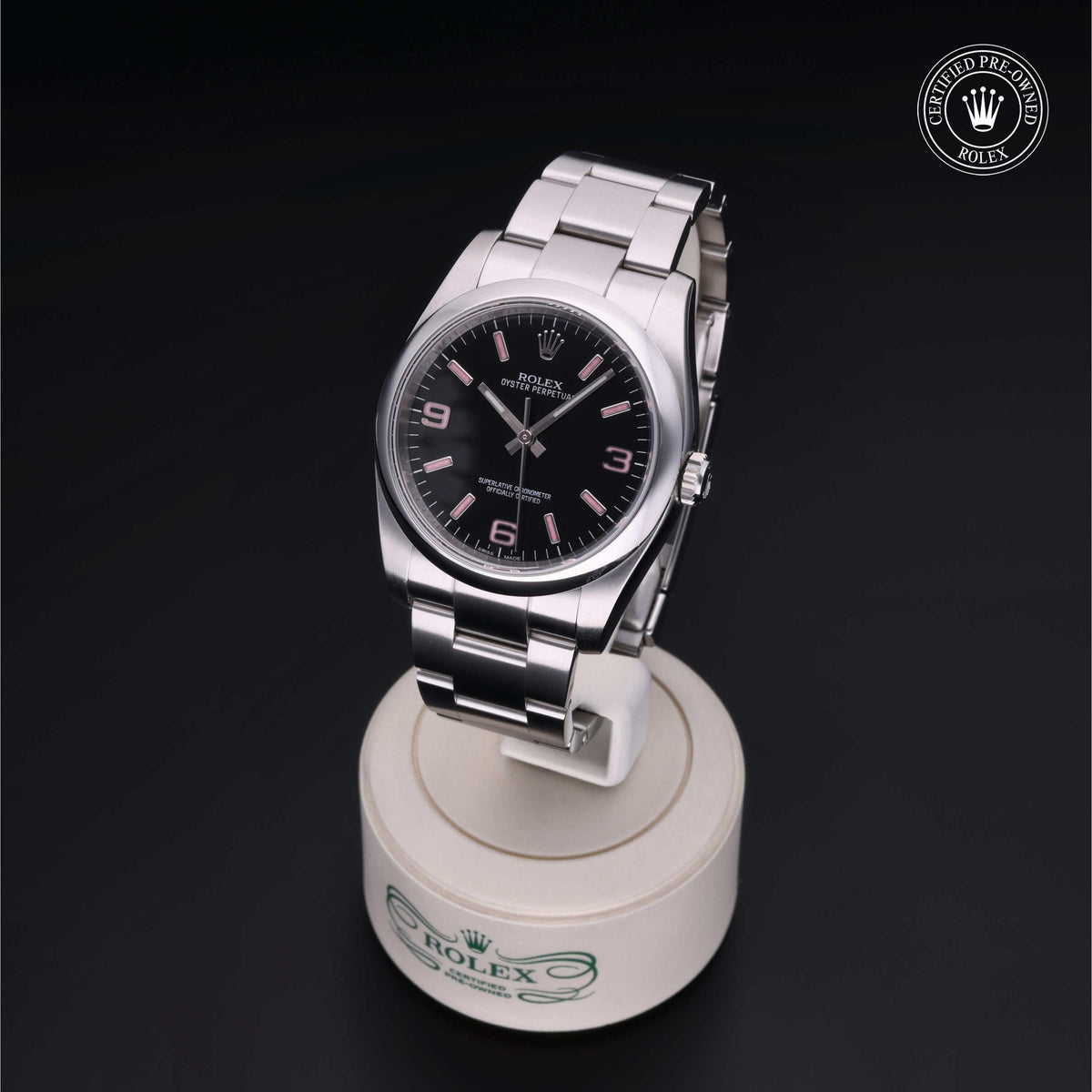 Rolex Certified Pre-Owned Date 36 M116000 in Oystersteel with black dial, image 8 of 41