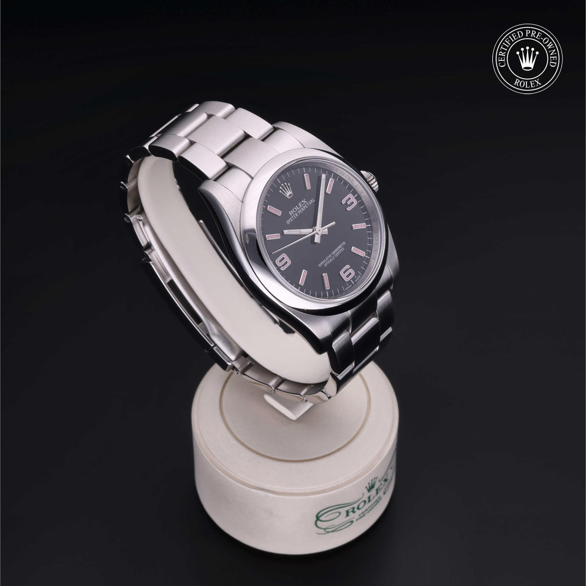 Rolex Certified Pre-Owned Date 36 M116000 in Oystersteel with black dial, image 37 of 41