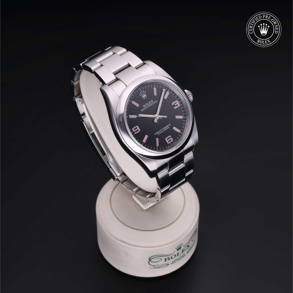 Rolex Certified Pre-Owned Date 36 M116000 in Oystersteel with black dial, image 38 of 41