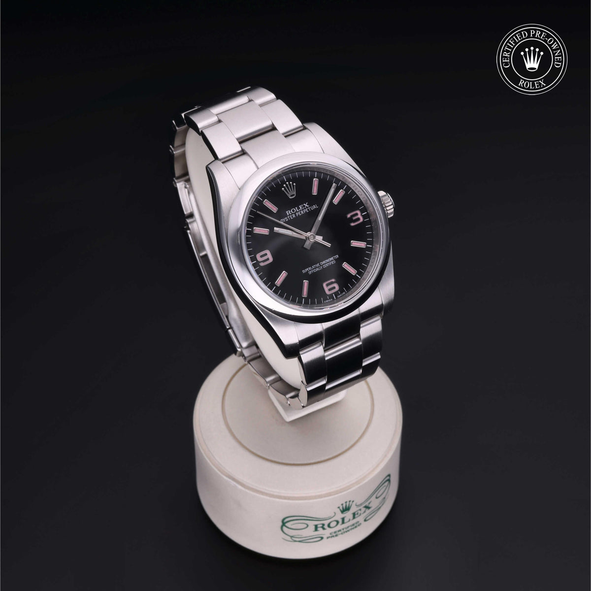 Rolex Certified Pre-Owned Date 36 M116000 in Oystersteel with black dial, image 39 of 41