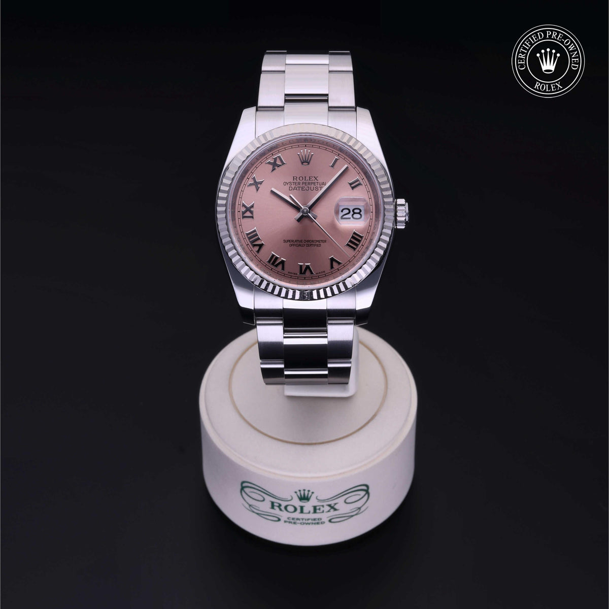 Rolex Certified Pre-Owned Datejust 36 M116234 in Oystersteel with pink dial, image 2 of 41