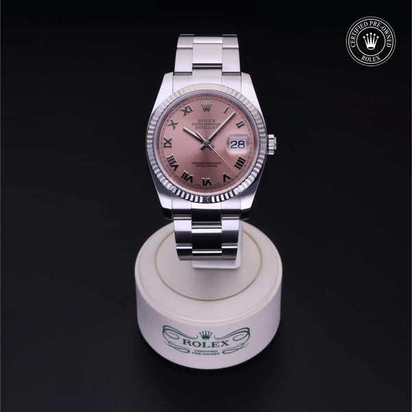 Rolex Certified Pre-Owned Datejust 36 M116234 in Oystersteel with pink dial, image 6 of 41