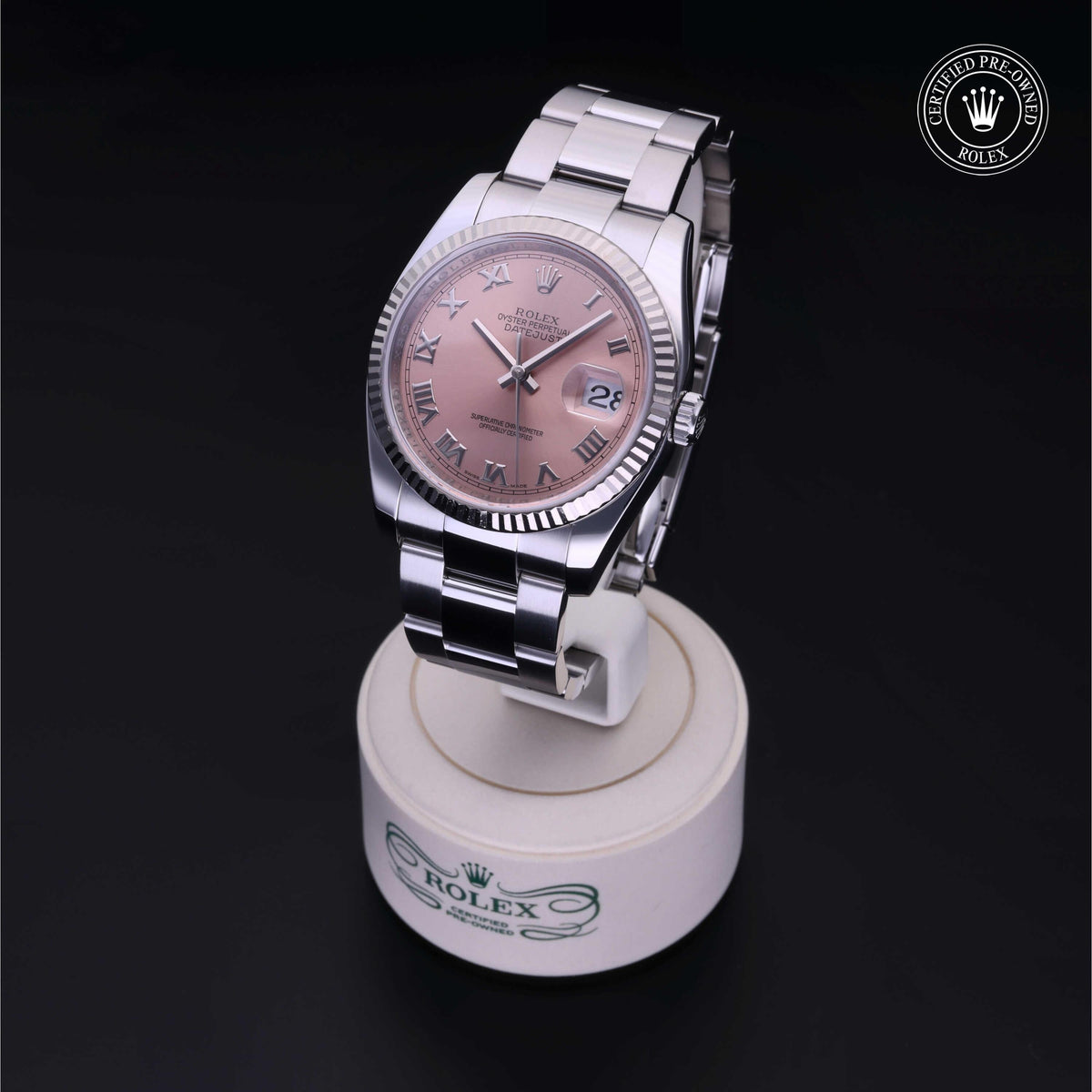 Rolex Certified Pre-Owned Datejust 36 M116234 in Oystersteel with pink dial, image 8 of 41