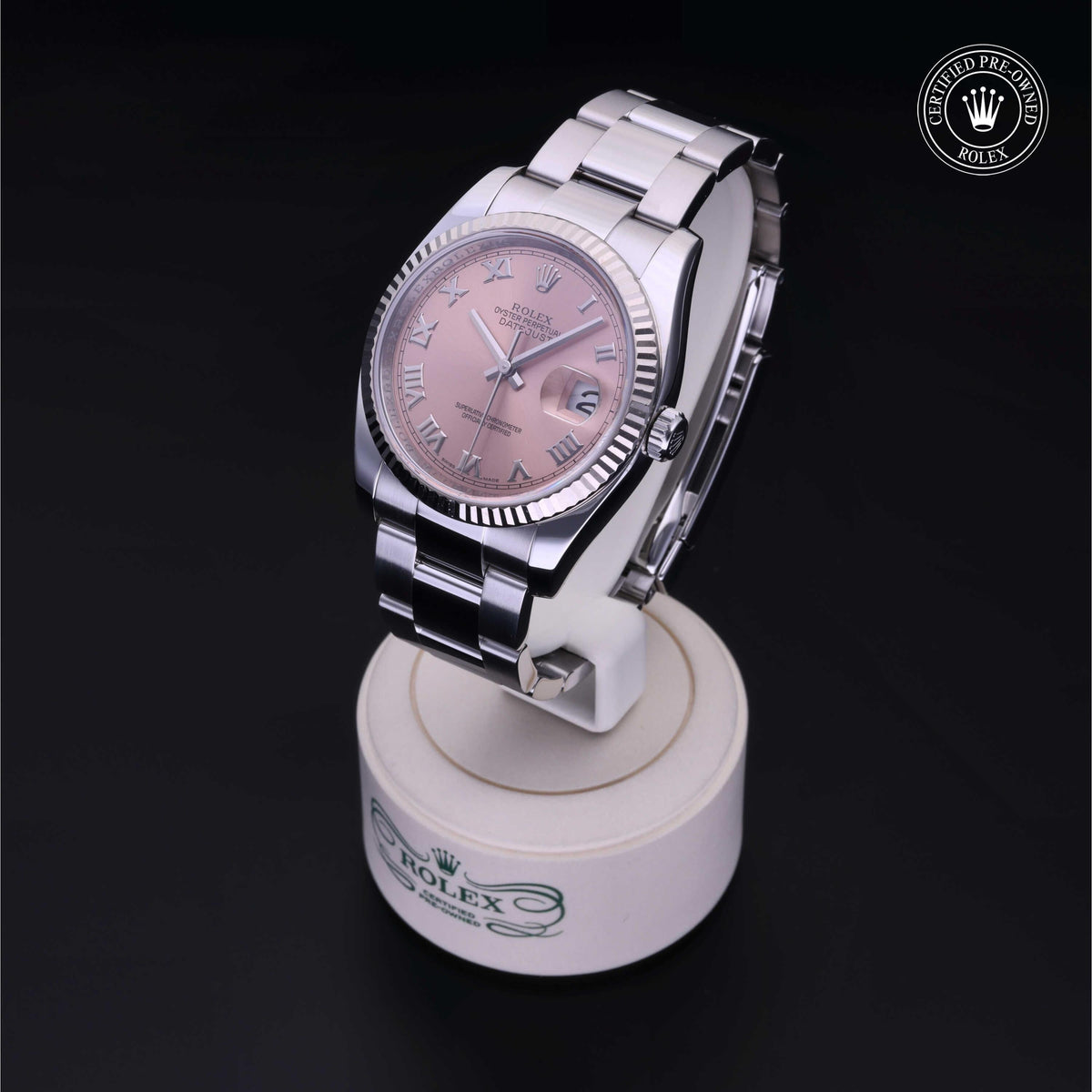 Rolex Certified Pre-Owned Datejust 36 M116234 in Oystersteel with pink dial, image 3 of 41