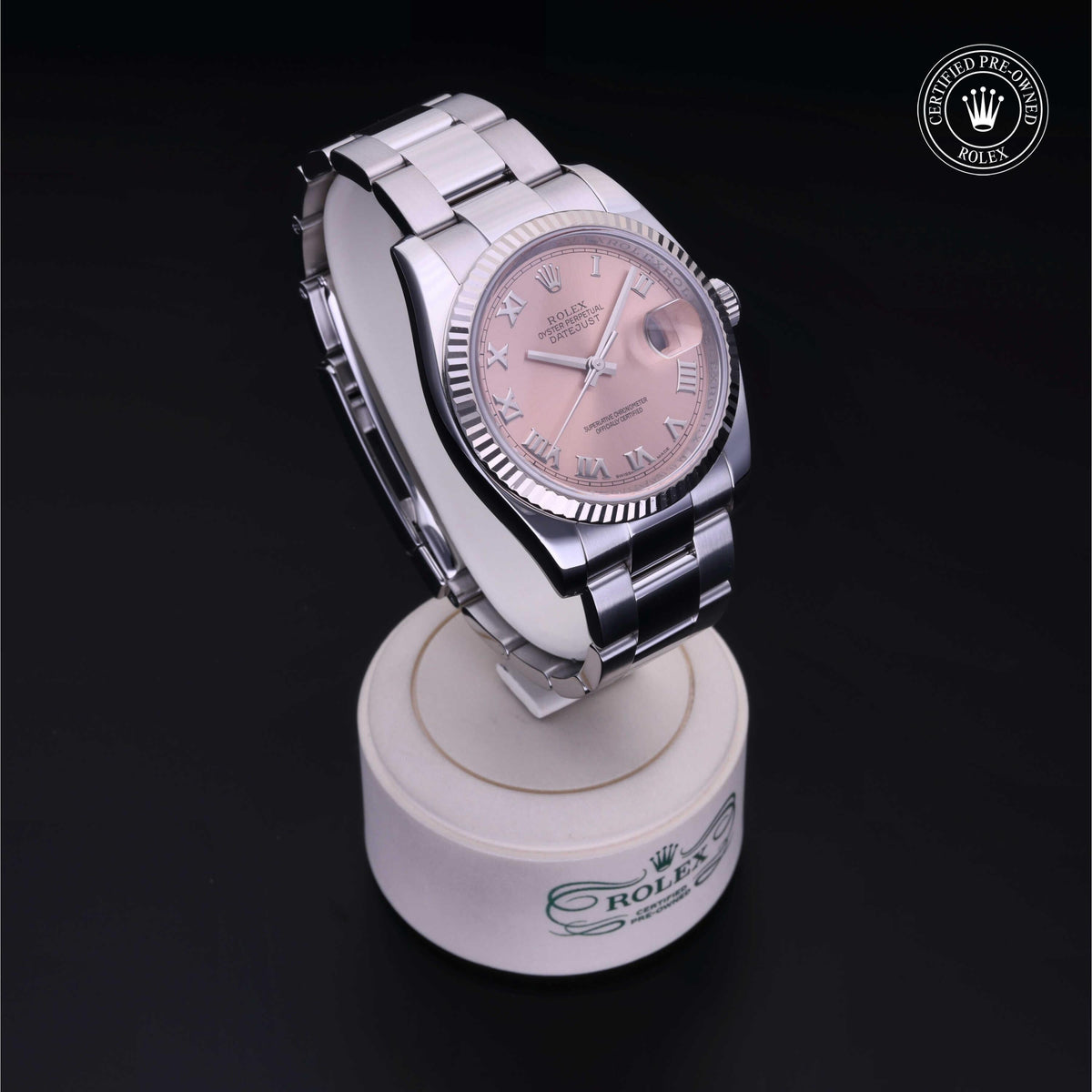 Rolex Certified Pre-Owned Datejust 36 M116234 in Oystersteel with pink dial, image 38 of 41
