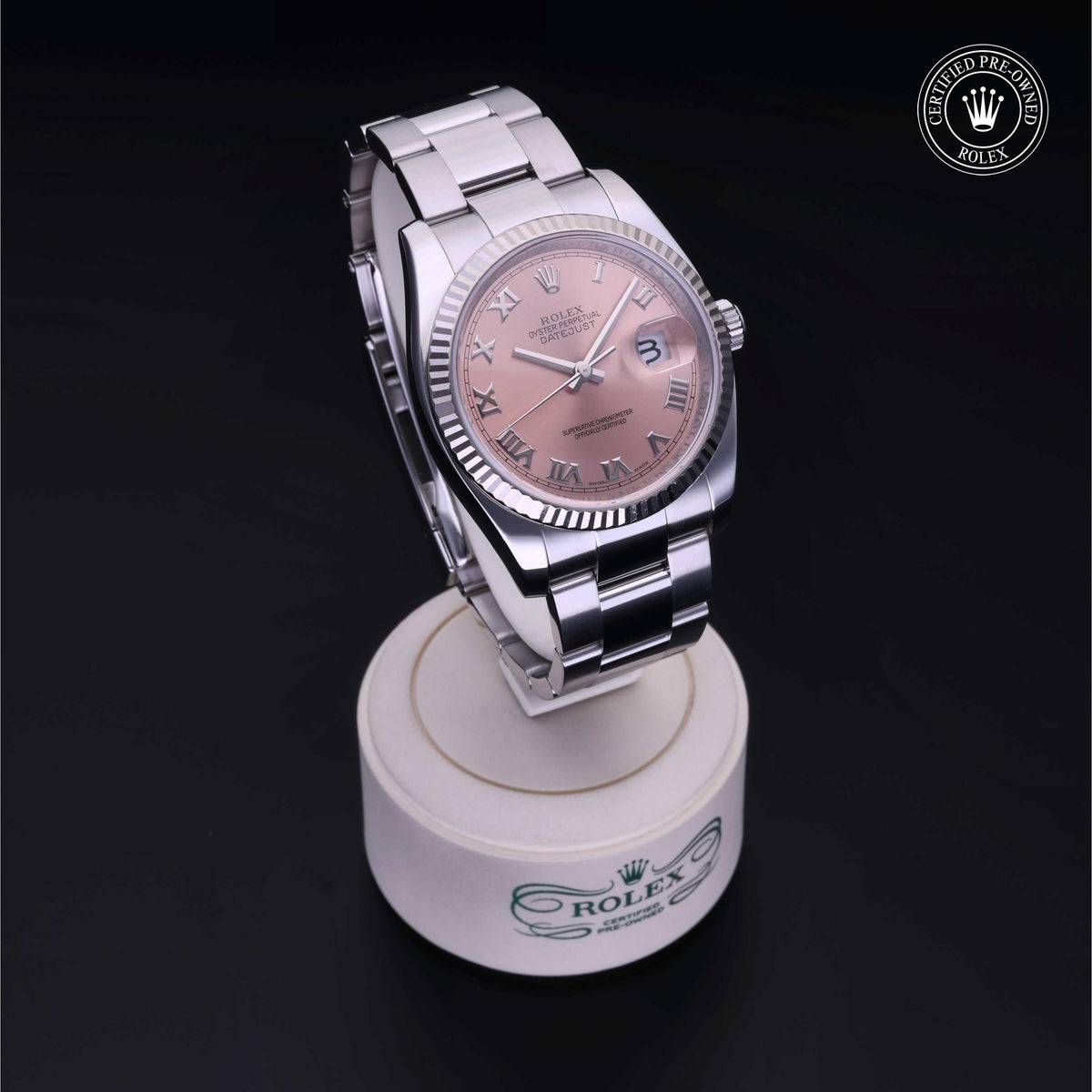 Rolex Certified Pre-Owned Datejust 36 M116234 in Oystersteel with pink dial, image 39 of 41
