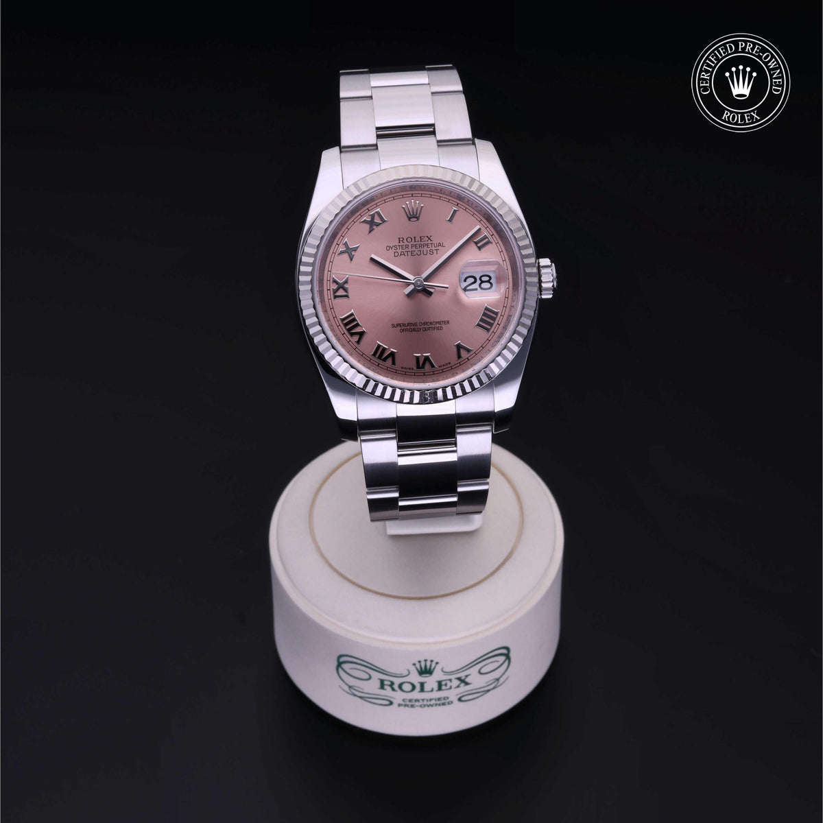 Rolex Certified Pre-Owned Datejust 36 M116234 in Oystersteel with pink dial, image 41 of 41