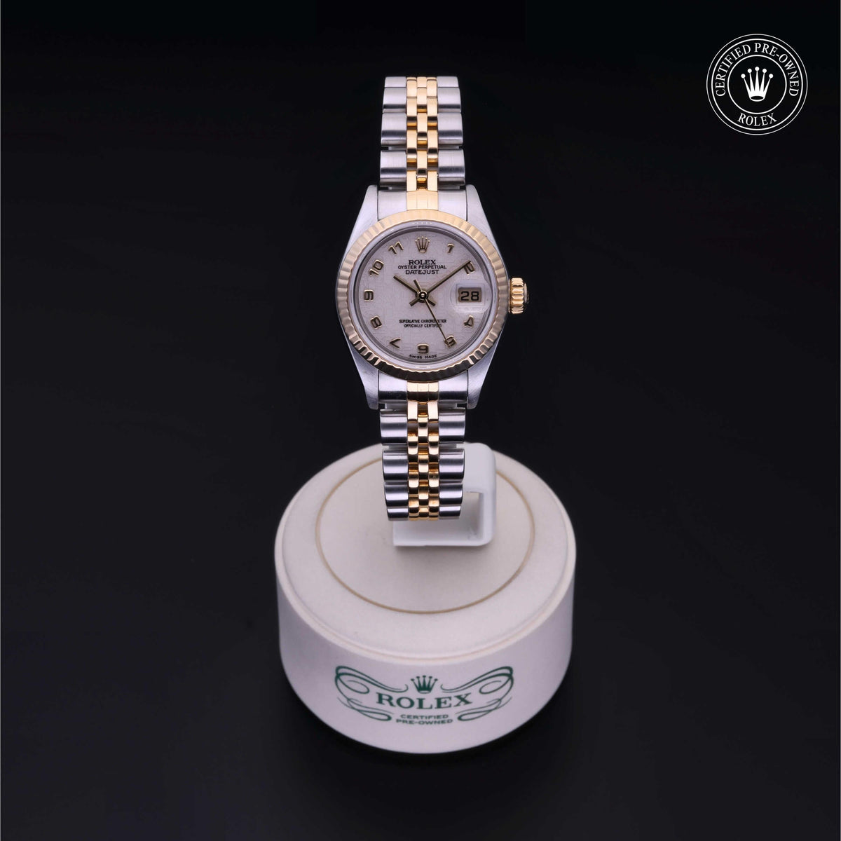 Rolex Certified Pre-Owned Lady-Datejust 26 M79173 in Oystersteel and yellow gold with ivory dial, image 6 of 41