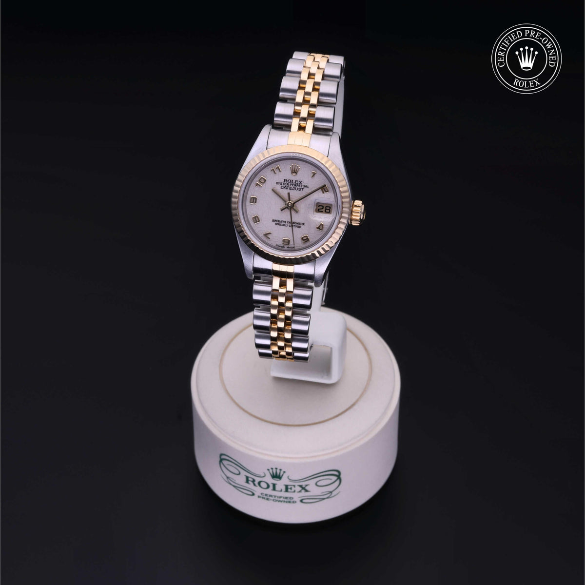 Rolex Certified Pre-Owned Lady-Datejust 26 M79173 in Oystersteel and yellow gold with ivory dial, image 7 of 41