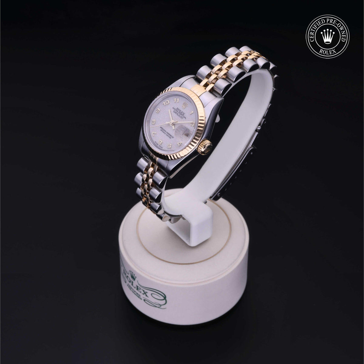 Rolex Certified Pre-Owned Lady-Datejust 26 M79173 in Oystersteel and yellow gold with ivory dial, image 11 of 41