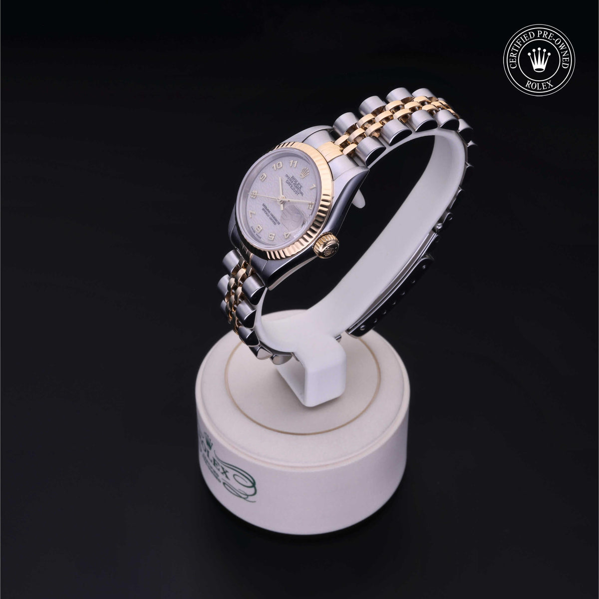 Rolex Certified Pre-Owned Lady-Datejust 26 M79173 in Oystersteel and yellow gold with ivory dial, image 12 of 41