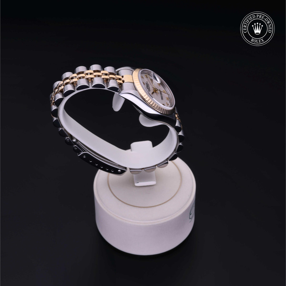 Rolex Certified Pre-Owned Lady-Datejust 26 M79173 in Oystersteel and yellow gold with ivory dial, image 32 of 41